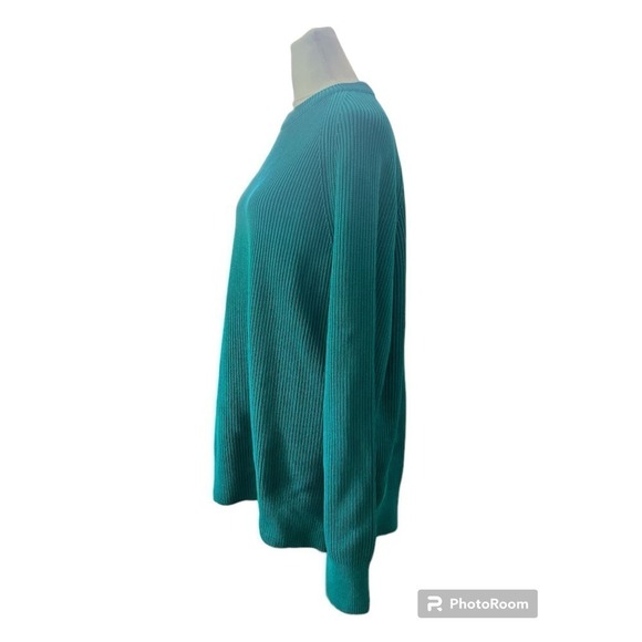 DRYKORN For Beautiful People Teal Round Neck Knit Sweater Size XL - Picture 2 of 6